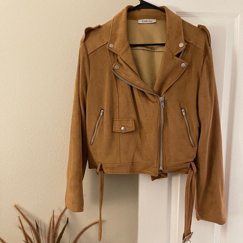 Tan Moto Jacket